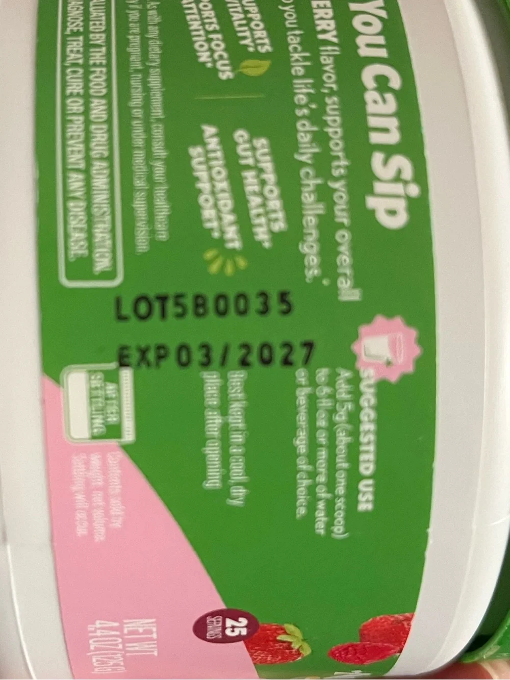 Sweet Greens Summer Berry - Berry Green Powder